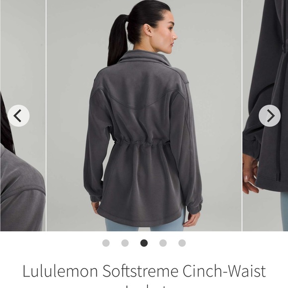 lululemon Charcoal Utility Jacket - Picture 2 of 7
